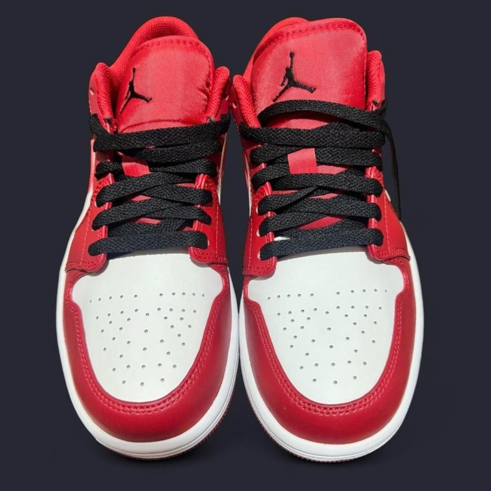 Jordan Air 1 Low in White, Red, and Black